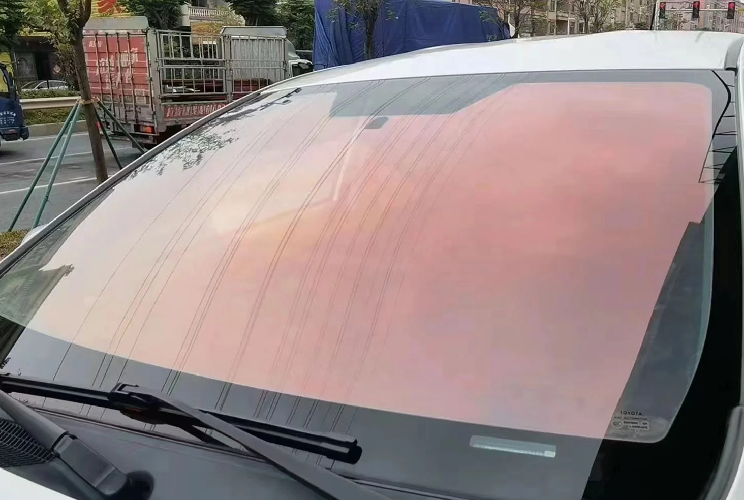 Rose Ghost 1.52*30M Chameleon Auto Glass Window Film Solar Automotive Chameleon Tint Car Window Windshield Film