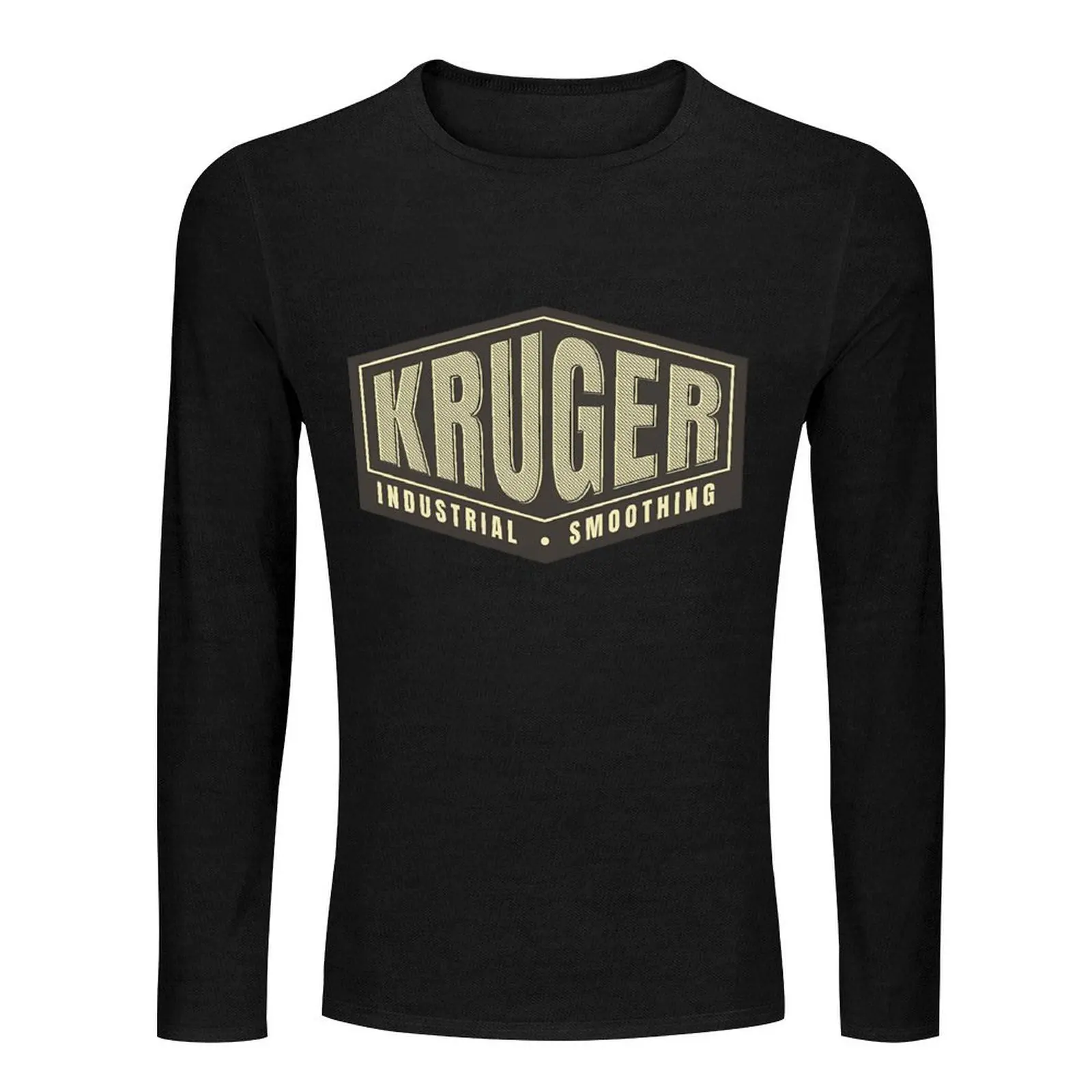 Kruger Industrial Smoothing Long T-Shirt sports fan t-shirts hippie clothes T-shirts for men cotton