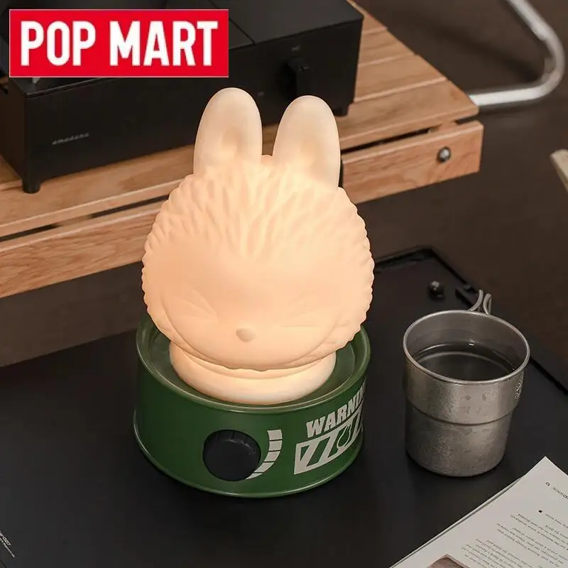 POP MART 몬스터즈 엘프의 집 시리즈 - 비닐 인형 램프 귀여운 장식품 피규어 데스크탑 모델 장난감 홈 데코 소녀 선물