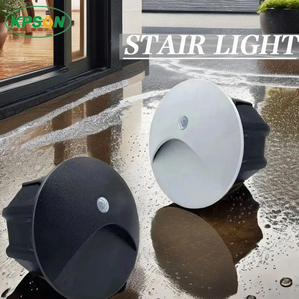 

LED Embedded Wall Lights, Indoor Recessed Light,Outdoor, Stair Lighting, Balcony Porch, Aisle, Staircase Induction Lamp,3W, IP65