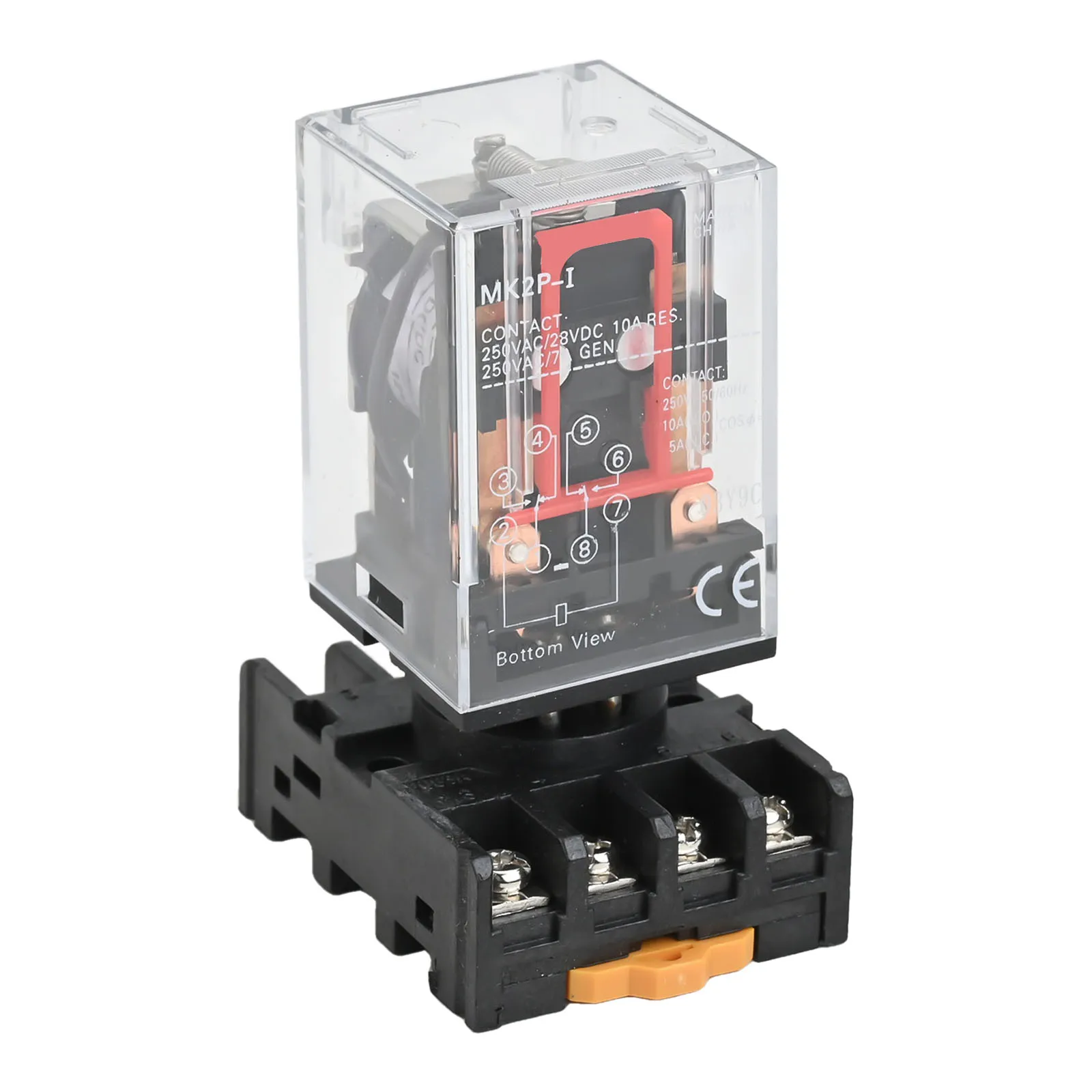 As Show MK2P-I Relay Coiled Relay For Electrical Control Relay Smart Home Control 8 Pin Relay AC220V Coil Voltage