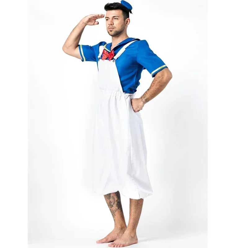 Halloween Party Coppie Costumi Carnevale Masquerade Adulti Cartoon Costumi divertenti Donna Uomo Marinaio Cosplay Abbigliamento Gioco di ruolo