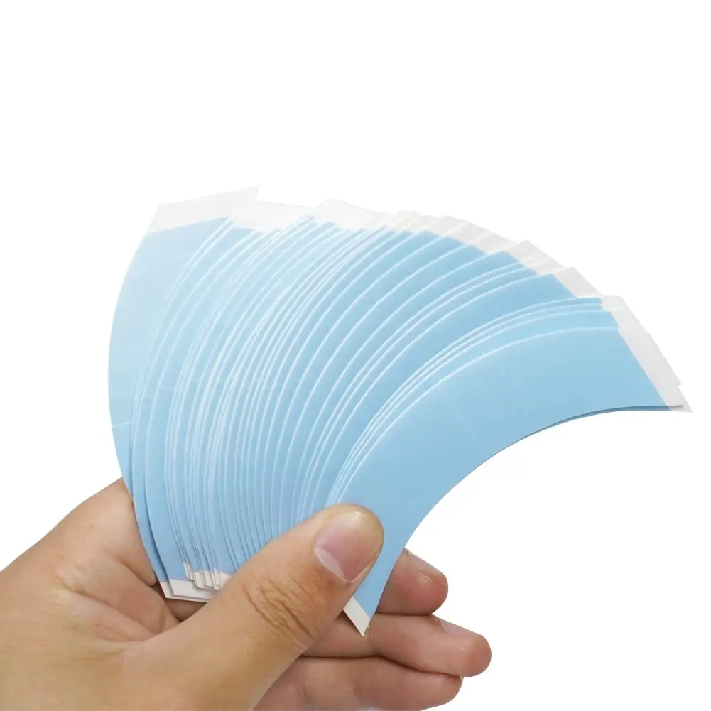 Curved Hair System Tape 36pcs Super Adhesive Strips Tape For Extension/Toupee/ Lace Wig/Closure view 2