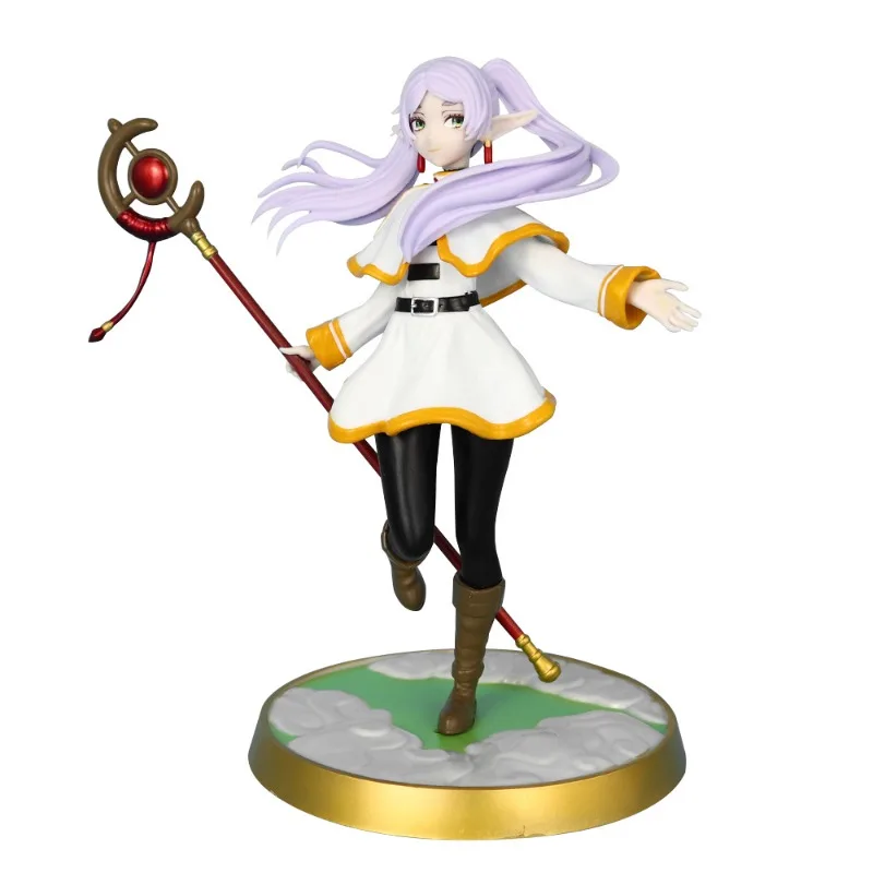 Frieren: além do fim da jornada periféricos de anime japonês figuras de ação ornamentos de mesa colecionáveis brinquedos criativos para presentes de aniversário