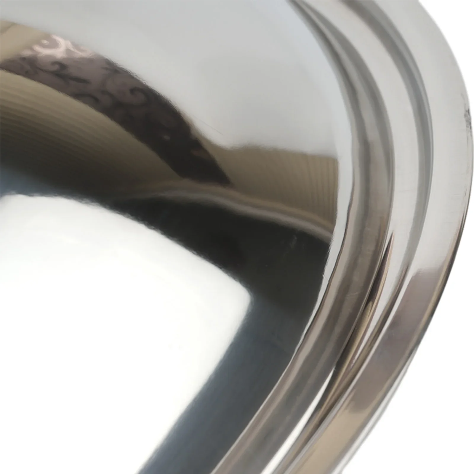 Cocene completamente sus comidas con cacerola de vidrio templado y acero inoxidable de 40 cm de diámetro Tapa para freír Wok