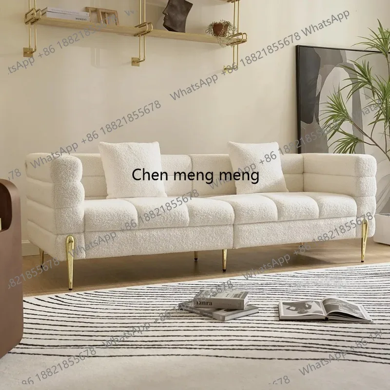 

Современный 3-местный диван-софа белого цвета с глубокими сиденьями, удобный диван для гостиной, спальни, квартиры и офиса