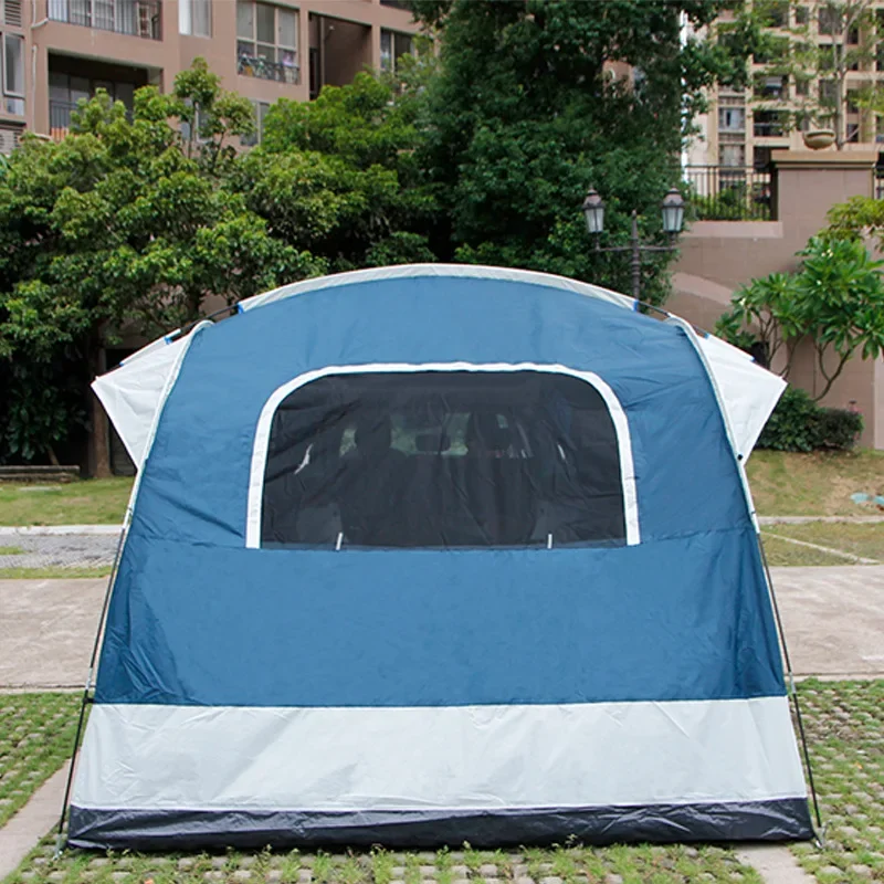 Large Space Outdoor Self-Driving Tour Camping Tent Shade Sail Car Trunk Rear Tunnel Tent