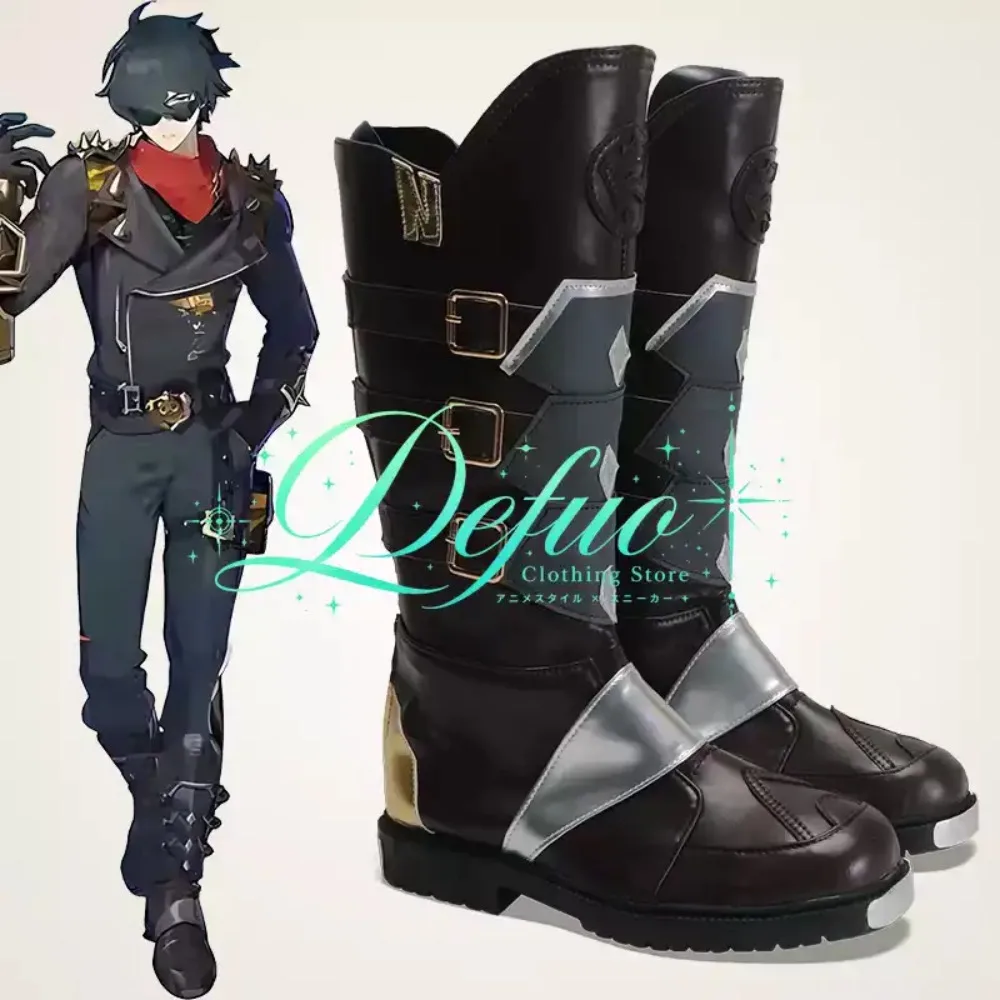Anime Characters Cosplay Boots Game Costume Shoes for Halloween Theme Party and Photo Shoot