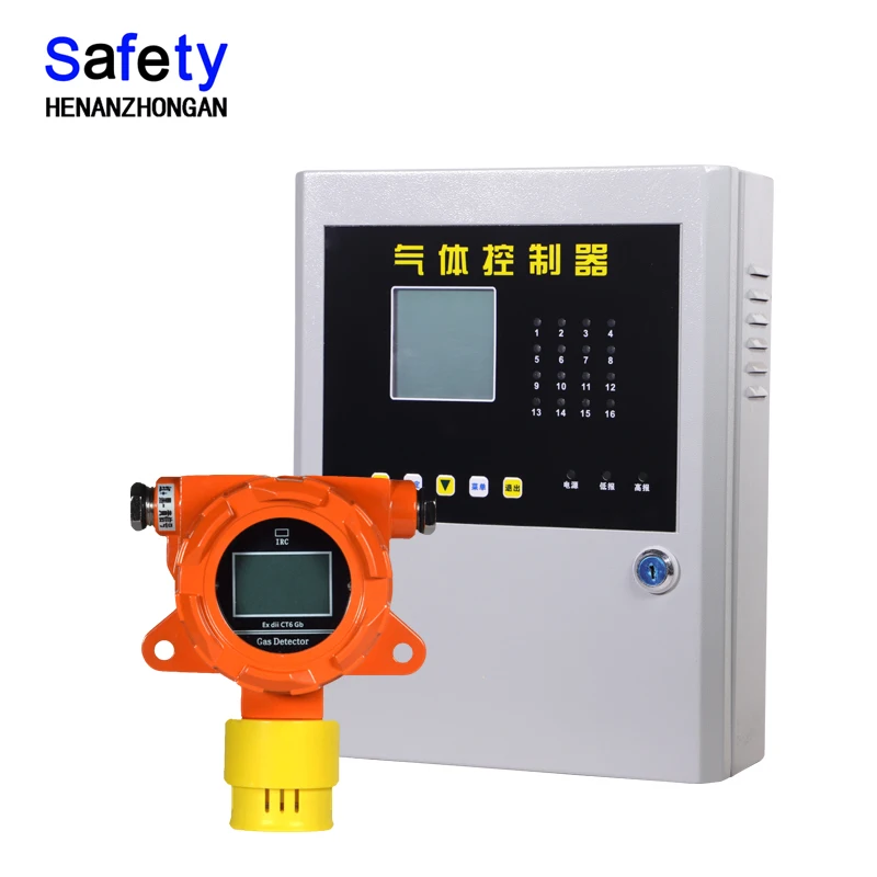 Upgradeaddressable fire alarm control panel gas control panel industry combustible and toxic gas detector 16 zone alarm