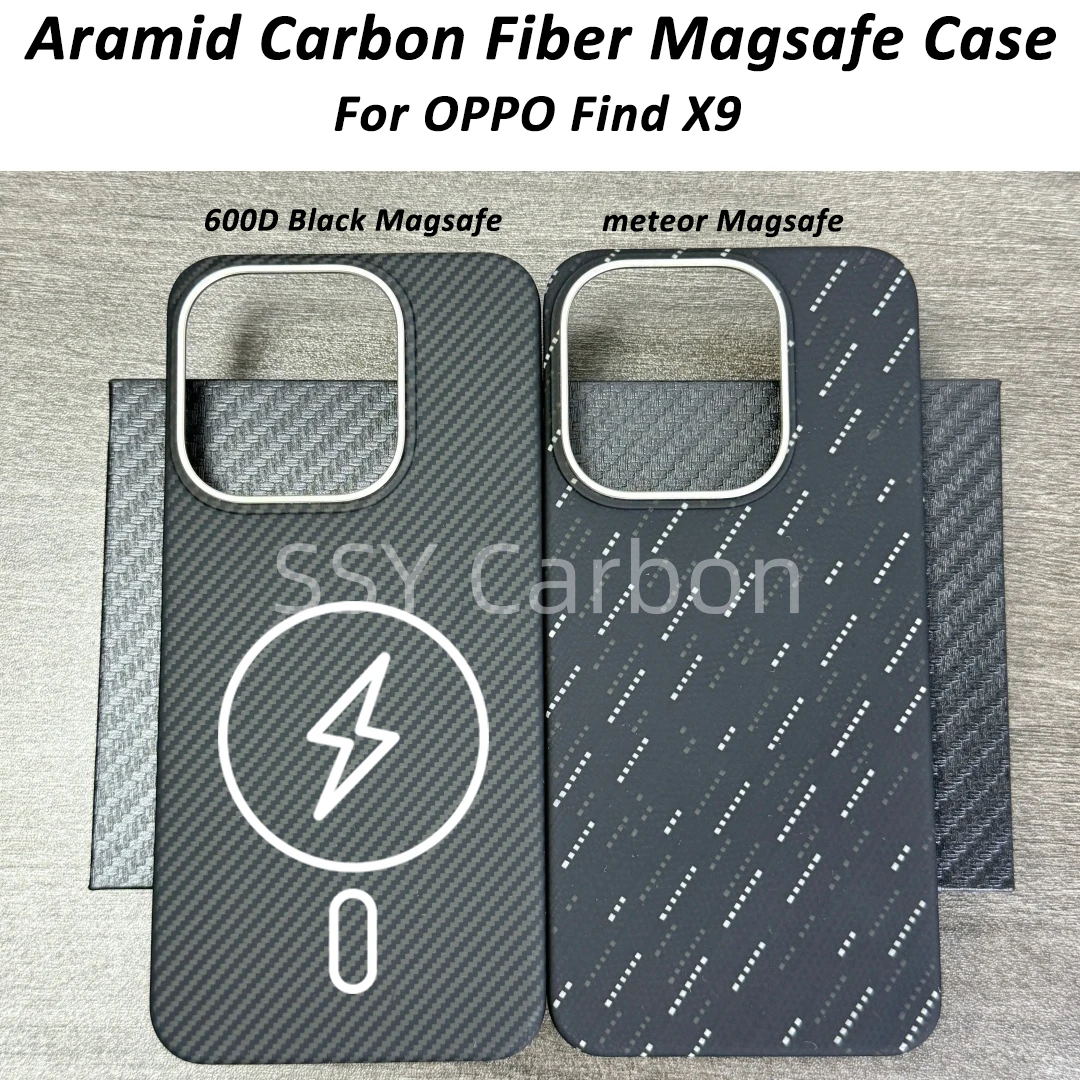

Aramid Carbon Fiber Case For OPPO Find X9 Carbon case,For OPPO Find X9 luxury ultra-light ultra-thin protective cover