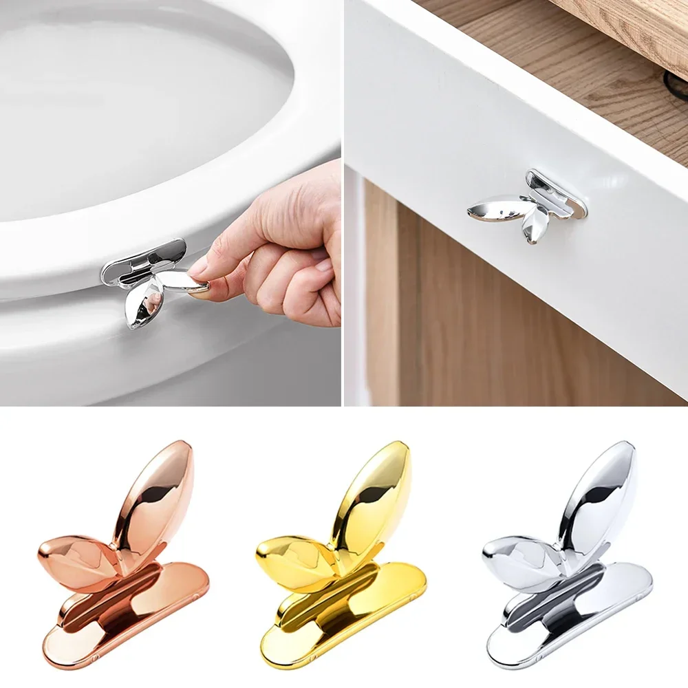 2Pcs Handle Can Avoid Touching The Toilet Lid Lifting Fashionable Toilet Seat Lifter Bathroom Accessories Toilet Seat Lifter