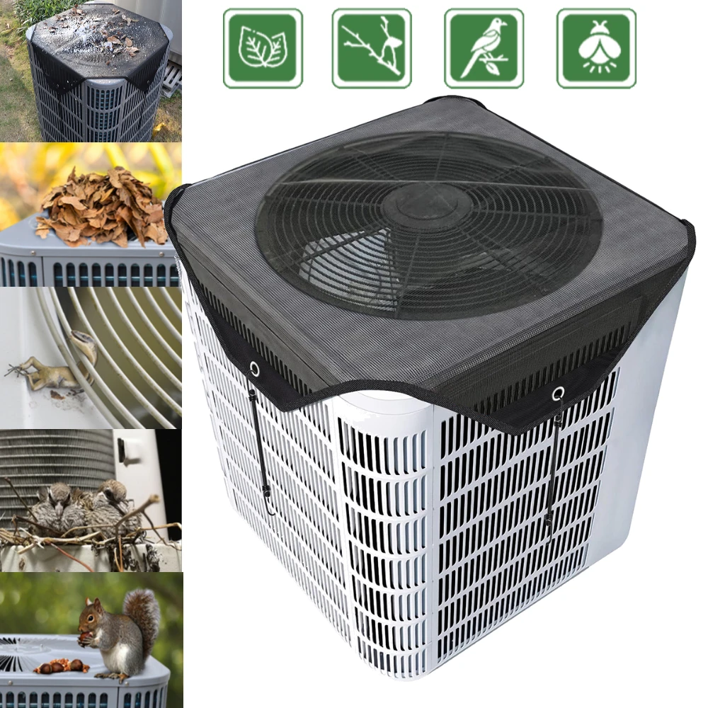 Central Air Conditioner Cover for Outside Units Larger Mesh 36“ 32“ 28“  Top Universal Outdoor AC Cover Defende Universal