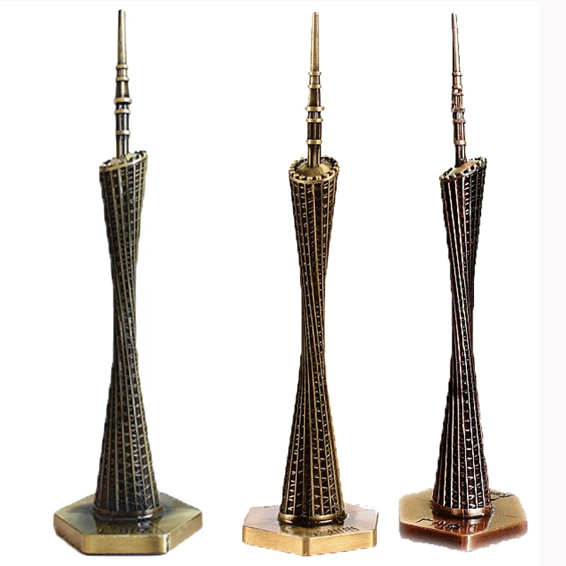 Tourist commemorative metal three-dimensional decoration of Guangzhou Tower