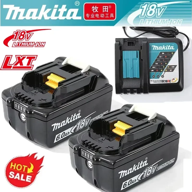 

100% Original Makita 6Ah/5Ah/3Ah for Makita 18V Battery BL1830B BL1850B BL1850 BL1840 BL1860 BL1815 Replacement Lithium Battery