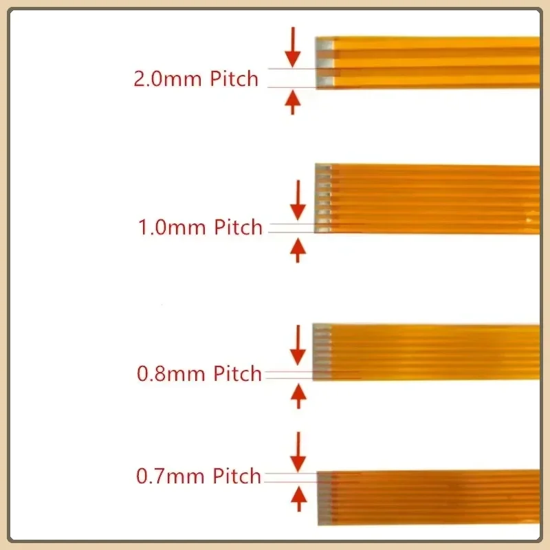 2PCS  New  FPC FFC Cable PCB Wire Connector 0.7/0.8/1.0mm Pitch 3 4 5 6 8 10 12 14 16 18 20 24 26 30 36 40 Pin  Cable Connector