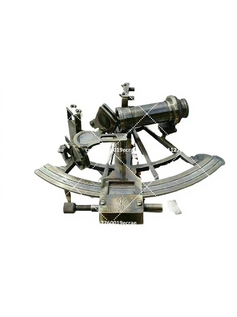 Brass Captain Antique 8-Inch Ocean Sextant Ship Deck Hatch Black Decoration Stern
