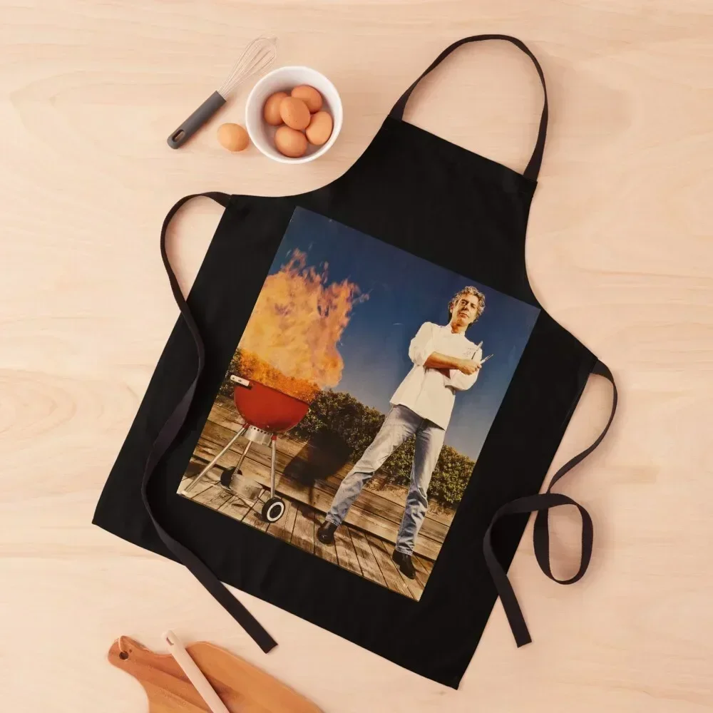 

Celebrity Chef Cook bourdain Apron Kitchen For Men Ladies waterproof for women Trim Cloth Apron
