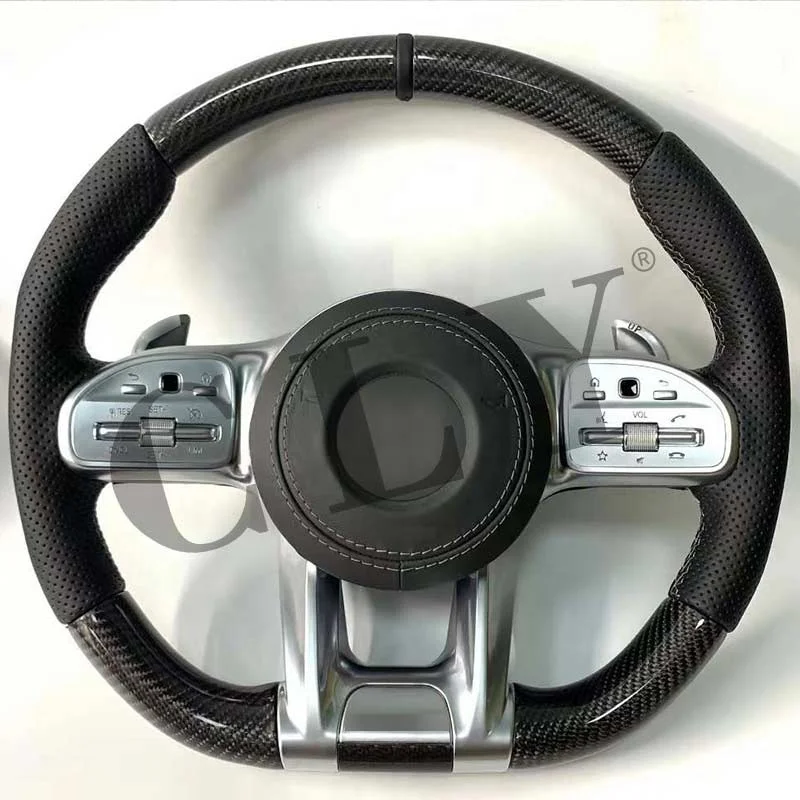 

CLY 2018+ Steering Wheels for BENZ a C E S CLA GLA GLC GLE GLS GLE Class Facelift AMG Carbon Steering Wheel