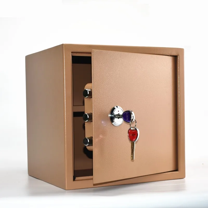 

Wardrobe jewelry safe household anti-theft small pocket money password box safe 40cm mechanical lock small