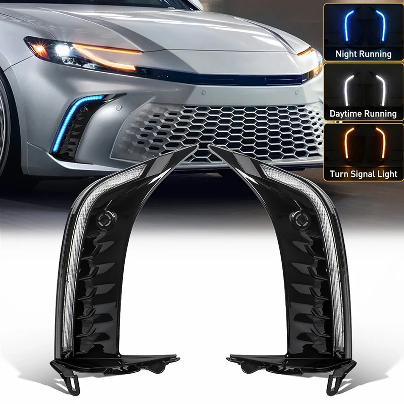 

New Tri-Colors 12V Daytime Running Light LED Front Bumper Fog Lights for for SE XSE 2024 2025