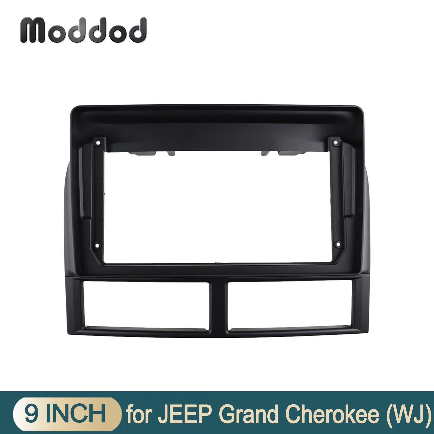 

9 INCH Radio Frame for JEEP Grand Cherokee WJ 1998-2004 Stereo Player Install Surround Trim Panel Kit Face Plate Audio Fascia