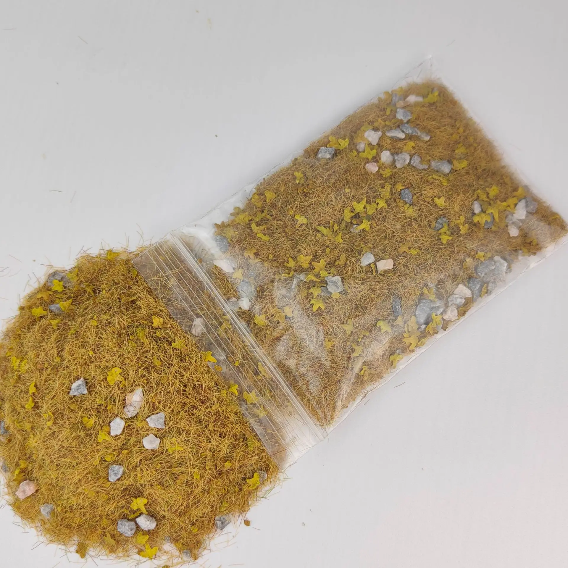 Kits de modelo de hierba mixta en polvo/piedras/hojas de simulación, Mini materiales de diseño de escena Diy, accesorios para Diorama, 30 g/bolsa
