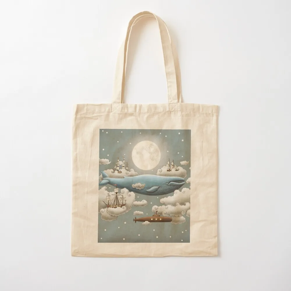 

Ocean Meets Sky Tote Bag Shopper ecological bags Big bag Portable shopping bag Canvas Tote