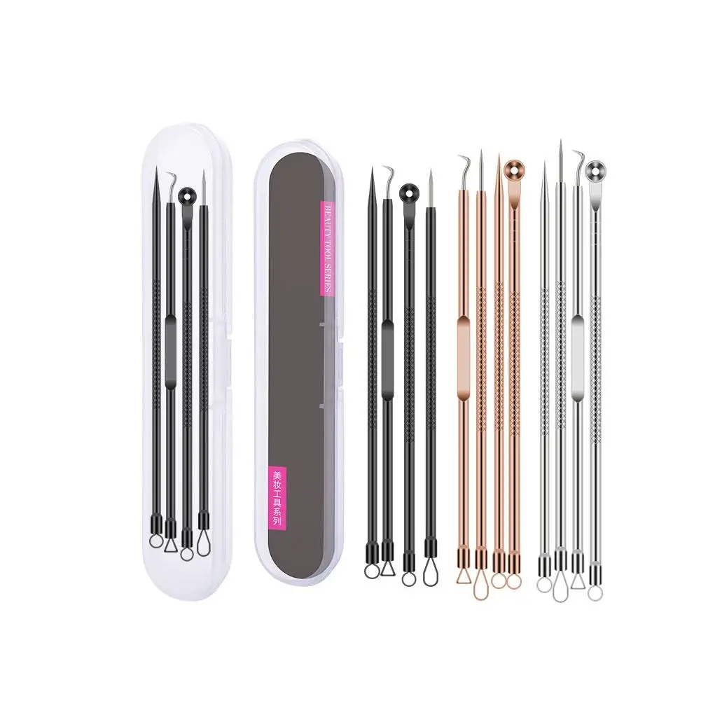 6Pcs Ultra-Precise Pimple Tweezers Set - Pro Acne and Blackhead Removal Tool -for Effective Face Care and Skin Purification