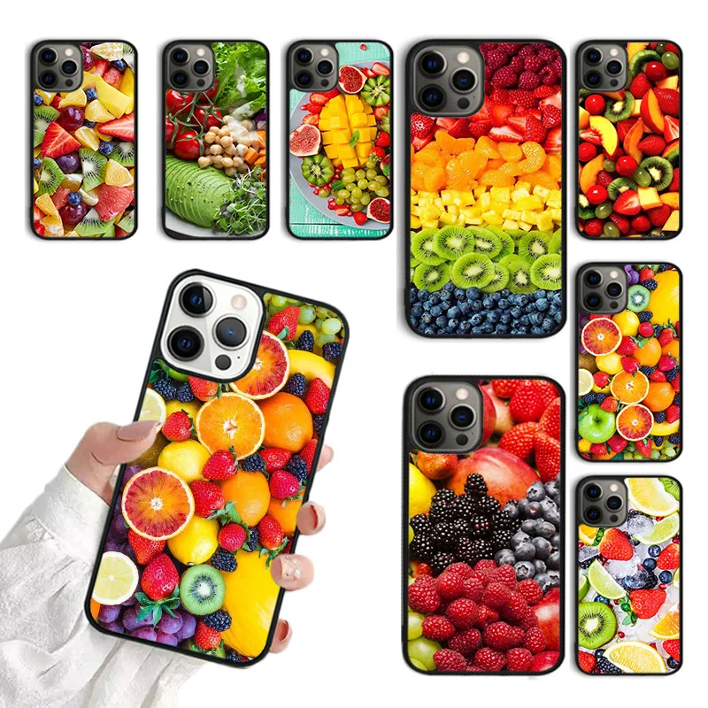 fruit and vegetable salad Phone Case For iPhone 15 16 SE2020 11 12 13 14 Pro Max Mini Cover For iPhone Max 6 7 8 Plus Fundas