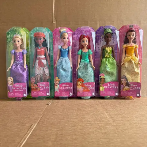 Blandade original Disney-prinsessan Moanna Askungen Elsa poserbara dockor för flickor Animefigurer leksaker för barn julklappar 12 best sales Elsa-docka - №10
