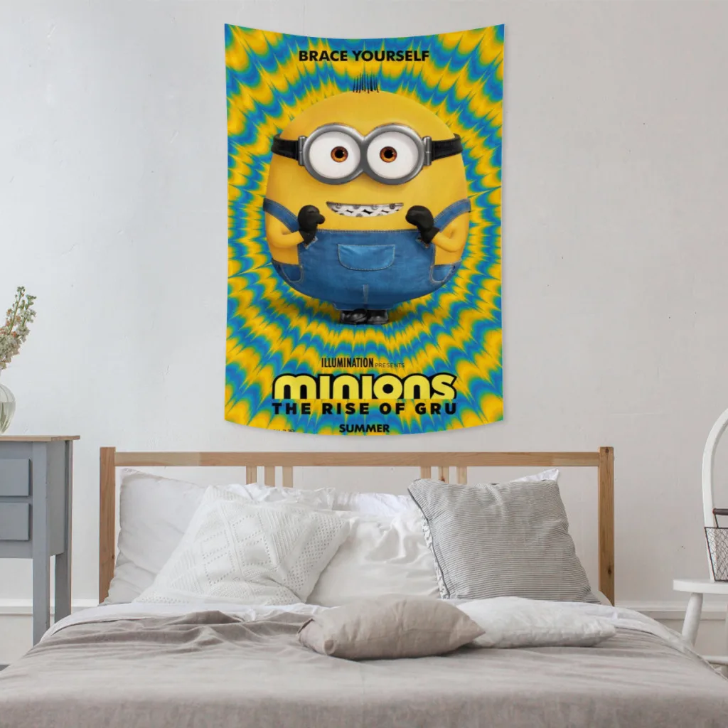 Minion Minions Tapestries   Room Decoration Items Home Décor Bedroom Wall Decorating Cloth