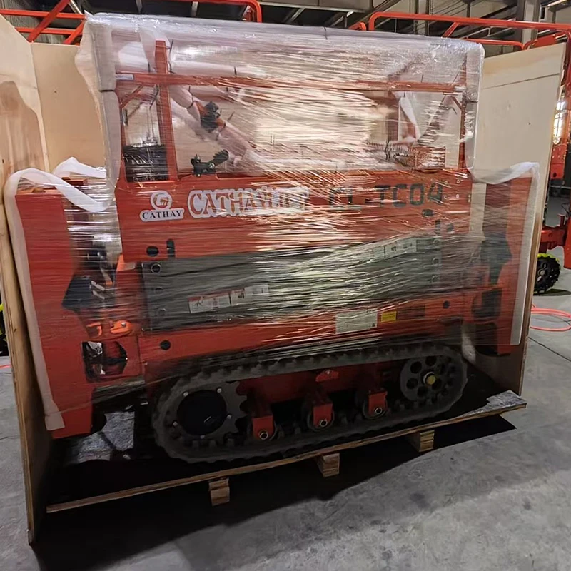 8M Rough Terrain Self-propelled Scissor Lift Track Mobile Hydraulic Scissor Lift - view 5