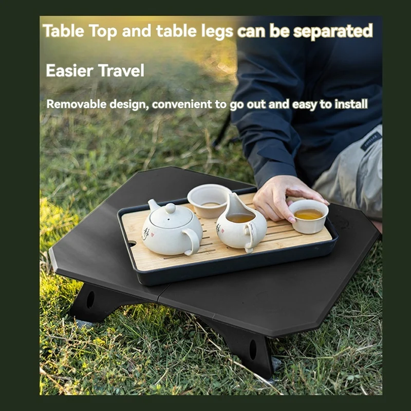

Folding Plastic Table Ultra-Light Picnic Stand Portable Fishing Outdoor BBQ Field Supplies Table Multi-Functional Detachable