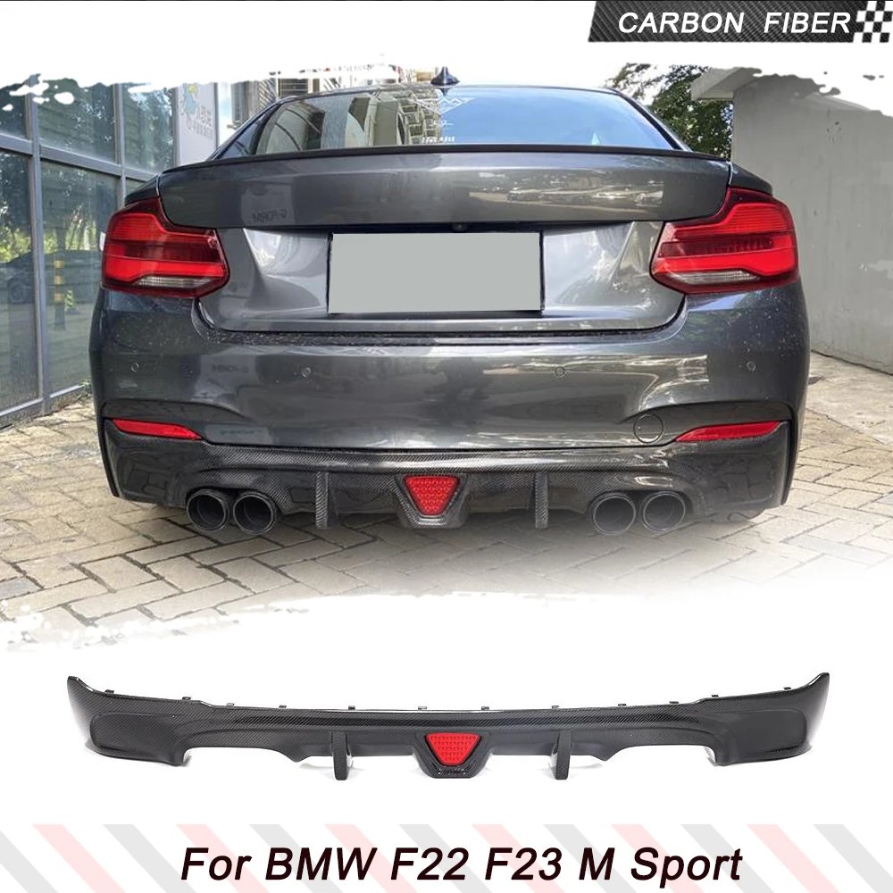 Carbon Fiber /FRP Car Rear Bumper Lip Diffuser for BMW F22 F23 M Sport Coupe Convertible 2013-2017 M235i M240i Rear Diffuser Lip