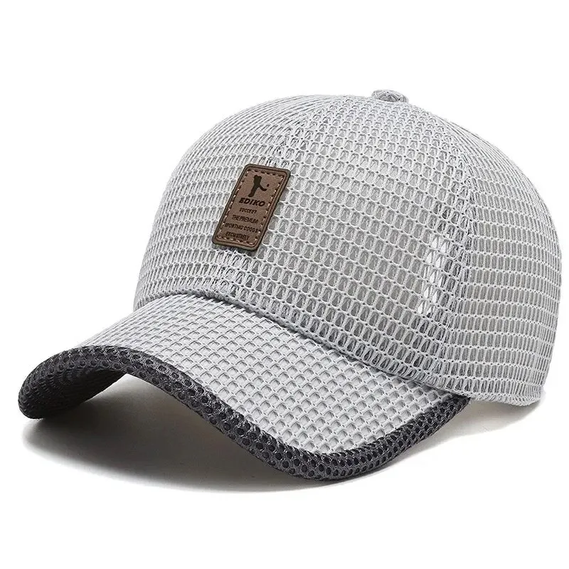 Spring And Summer New Mesh Hat Men\'s Autumn And Winter Cap Korean Tide Hat Hat Outdoor Casual Fashion Sunshade Baseball Cap