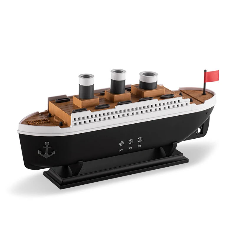 Humidificateur d'air de décoration de modèle de bateau Titanic, diffuseur d'huile essentielle de 250