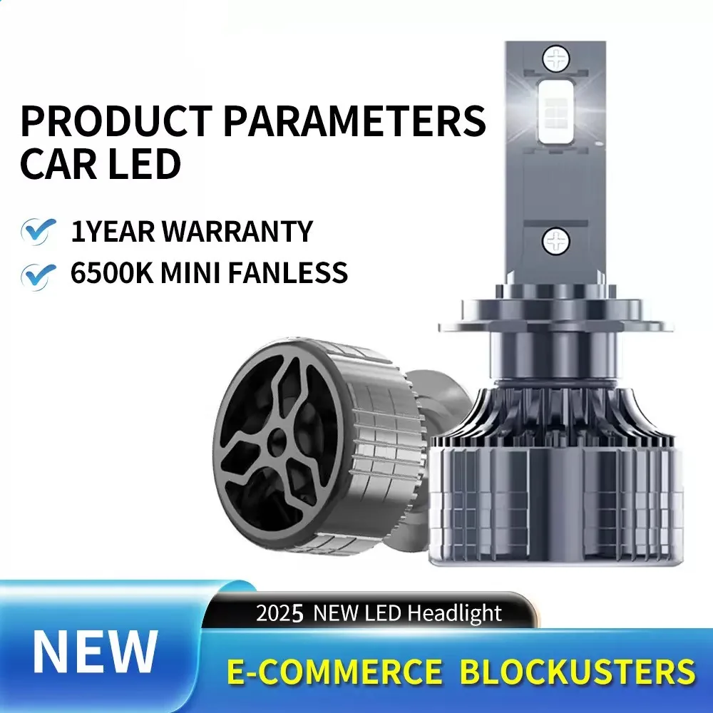 V6 عالية الطاقة LED ضوء العمل 140 واط 12-رقاقة الليزر المزدوج النحاس أنبوب سيارة العلوي H4 H7 ترقية للاستخدام السيارات والطرق الوعرة