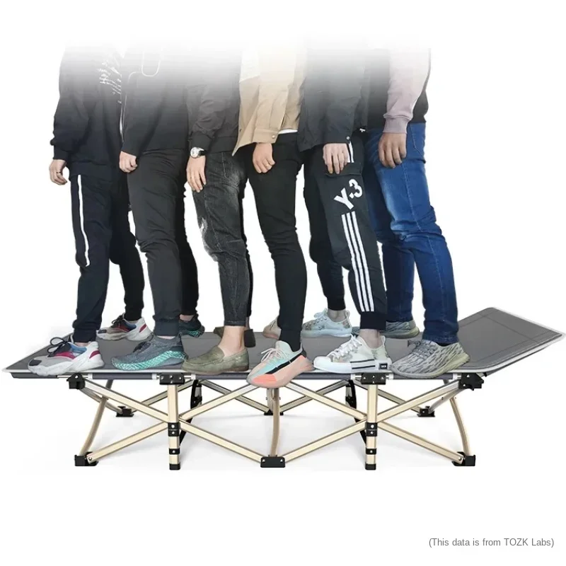 Portable Folding Camping Cots  Heavy Duty Sleeping Beds with Carry Bags Ideal for Travel and Office Naps