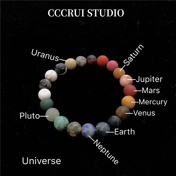 Star Bracelet Colorful Aged Wind Personalized Misty Crystal Bracelet Cosmic Constellation Jewelry Gift