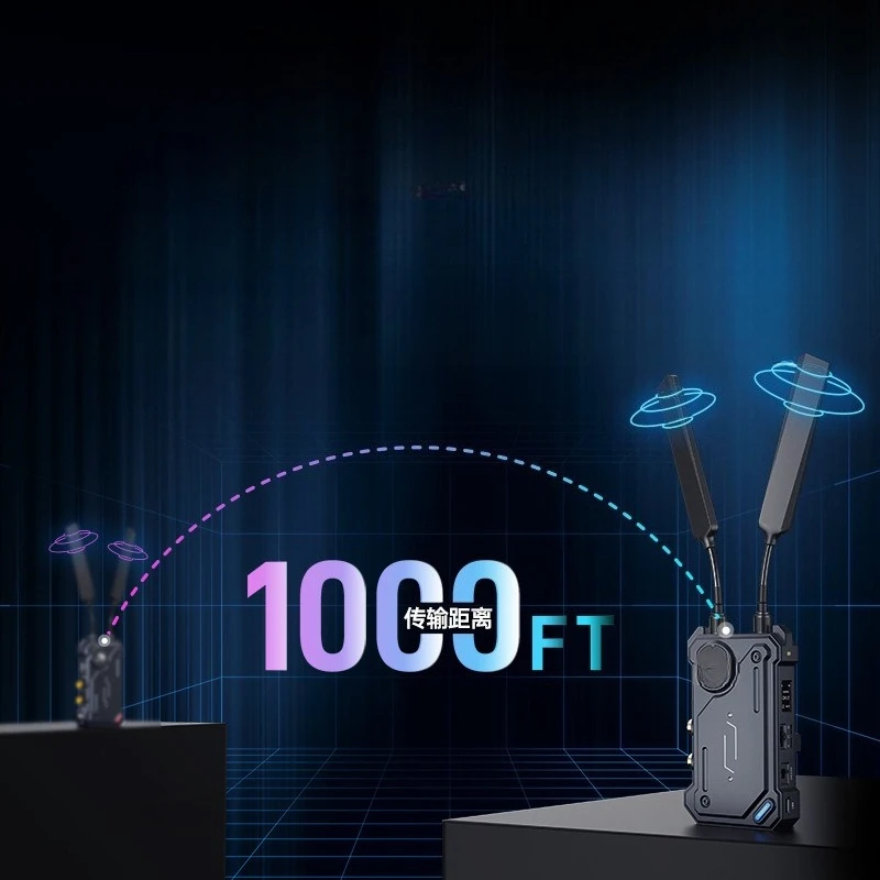 Wireless image transmission 350 meters long-distance wall wifi real-time hdmi camera single