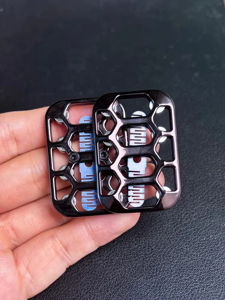 Magnetic Slider EDC Infinite Position Push Card Mechanical Metal Fingertip Push Slider Adult Cool Fidget Spinner Toy
