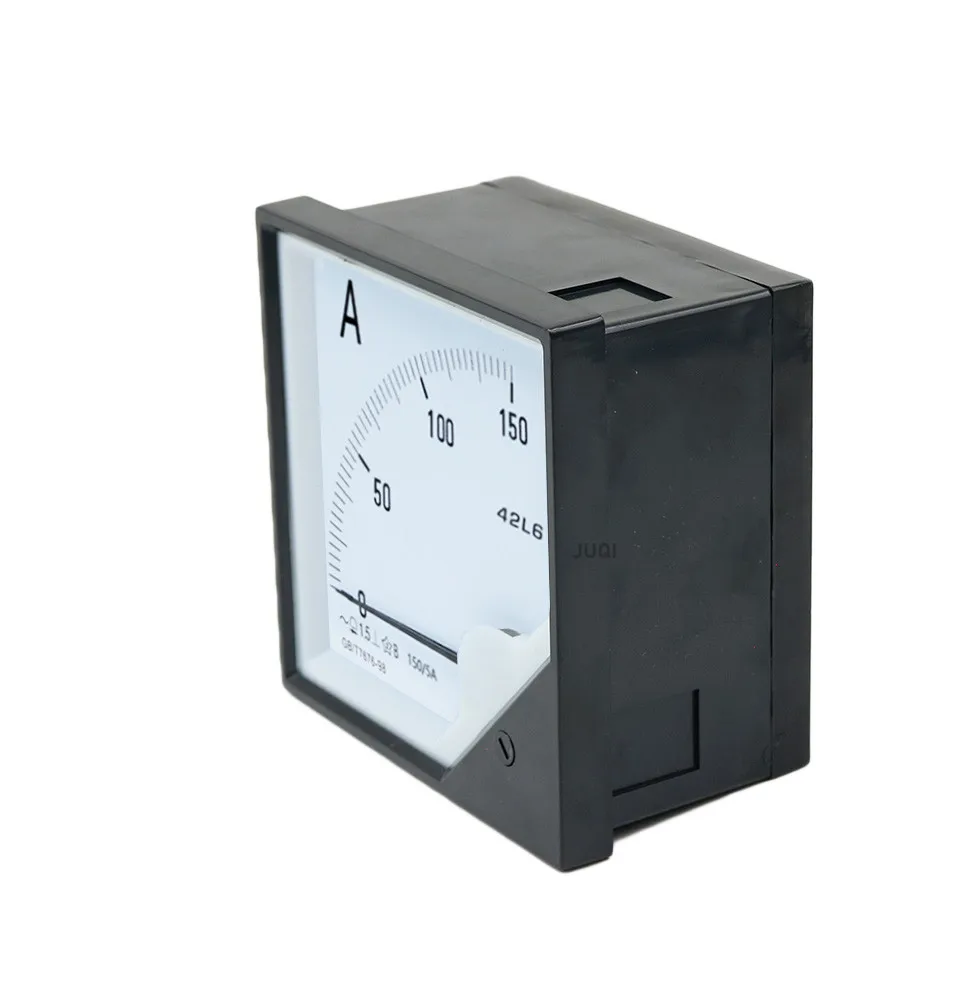 42L6-A AC Ammeter  analog panel pointer ammeter AC 30A 50A 75A 150A 500A 100A/5A  Mechanical meter Ammeter 120*120mm