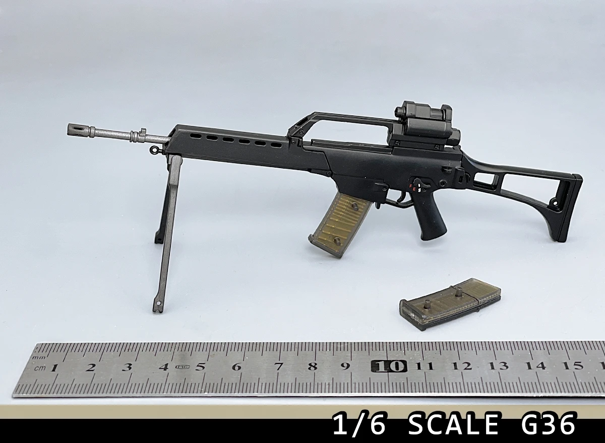 

1/6 Scale G36 MG34 MG42 UZI Refile WW2 Germany Machine Army Weapon Model Can't Launch Soldier Military Collection In Stock