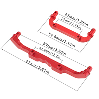 Metal front and rear car shell pillars for MJX HYPER GO 1/14 14211 remote control model car modification accessories