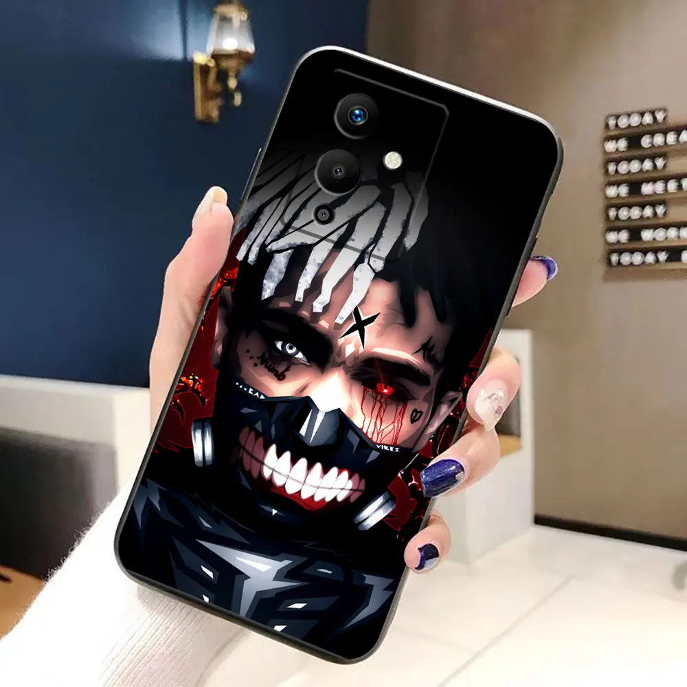 Funda para Teléfono con Diseño del Rapero X-XxxTentacion para Infinix NOTE 12 GT 20 30 40 50 50X 60 TECNO POVA NEO 2 4 5 6 7