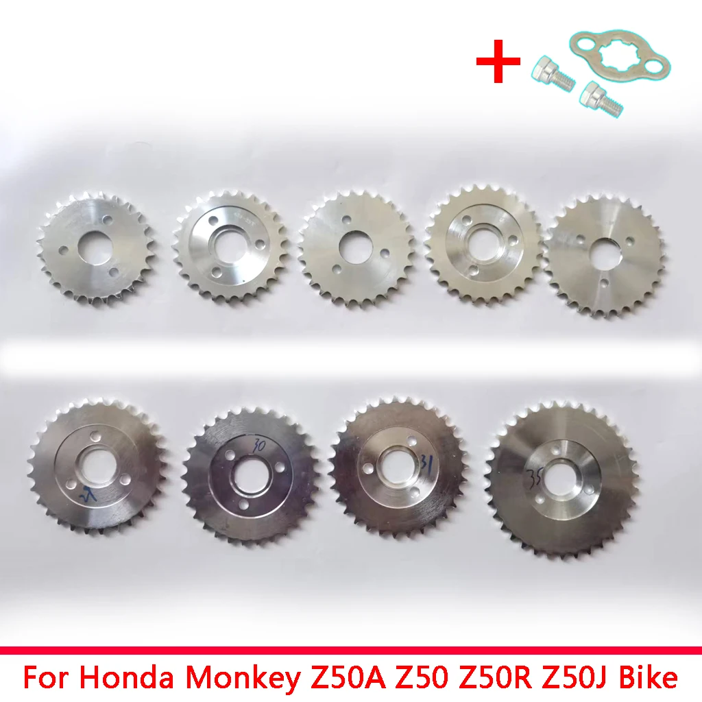 #428 #420 35T 24T-31T  Rear Sprocket 35 Teeth For Honda Monkey Z50A Z50 Z50R Z50J Bike Skyteam