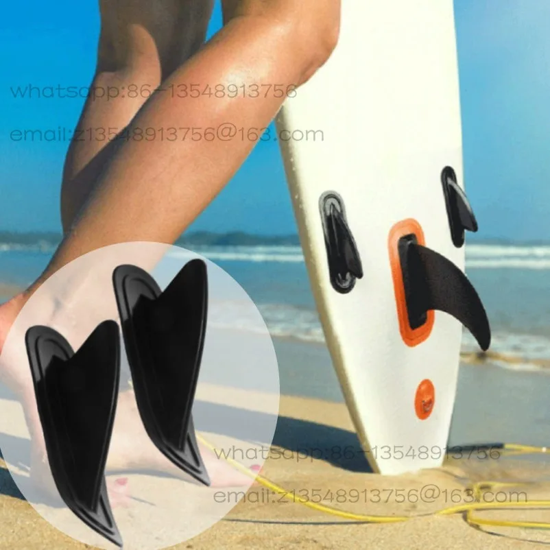 Surfboard 9-inch tail rudder slot patch multi-color optional paddle board fin slot connecting piece SUP paddle board accessories