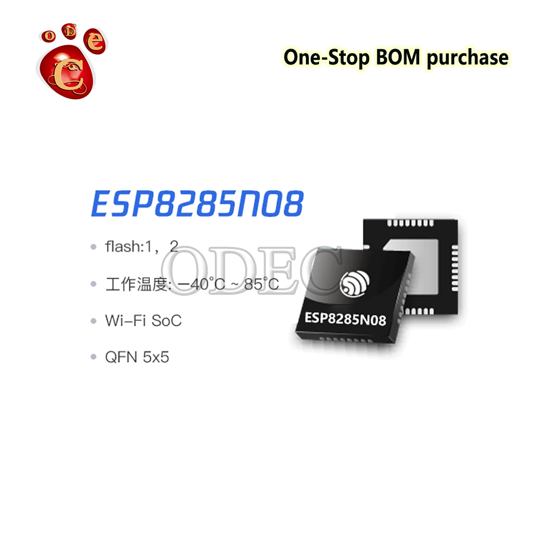 10Pcs ESP8285N08 ESP8285H16 Chip Module/Single Core Wifi Low Power/Hoge Integratie/Iot Originele Nieuwe