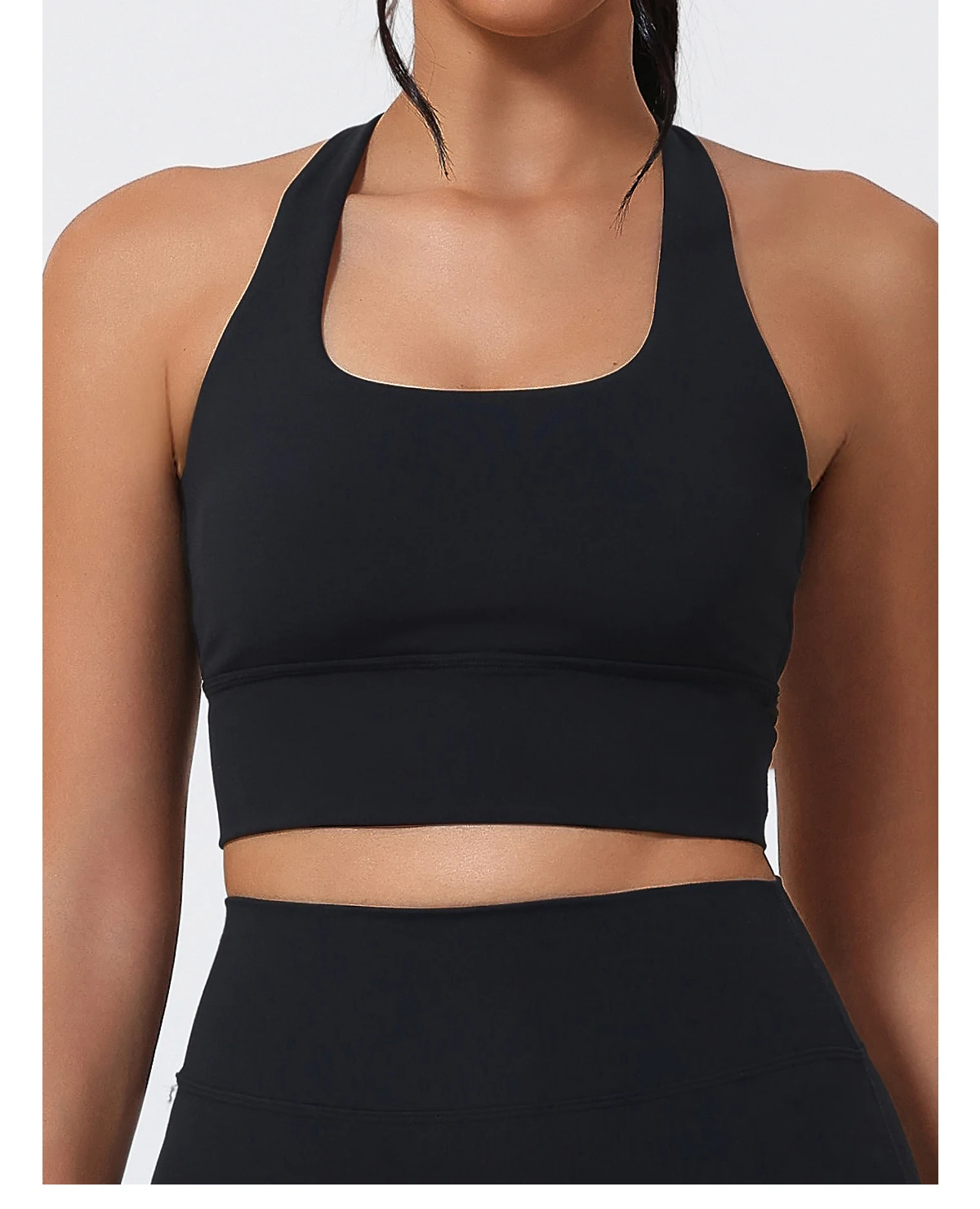 Hearuisavy Sommer-Laufsportweste mit gepolstertem BH, ECO Gym Push-Up-Yoga-Top für Damen, überkreuzter Rücken, U-Ausschnitt, Fitness-Unterwäsche – Detail 22