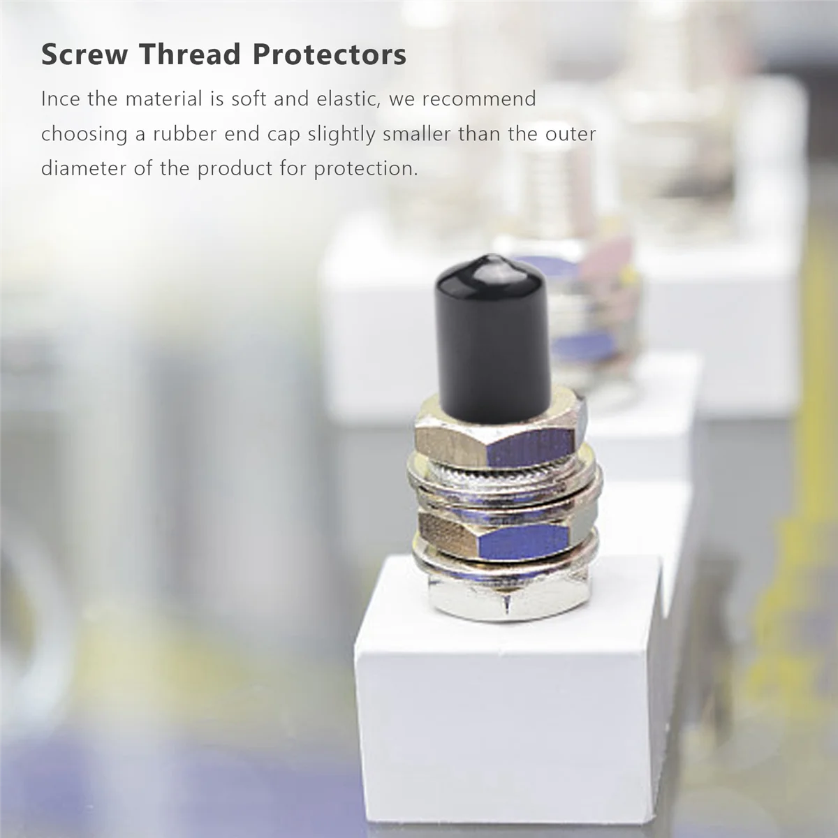 10 шт., резиновые заглушки для болтов, 16 мм